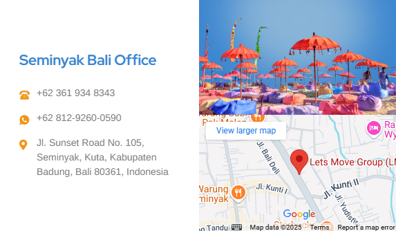 Work with The Number One Property Agent for Bali Real Estate: Lets Move Group in Seminyak