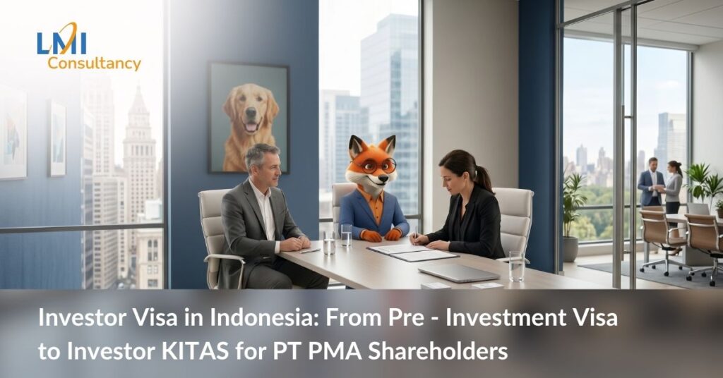 Investor Visa in Indonesia: From Pre - Investment Visa to Investor KITAS for PT PMA Shareholders