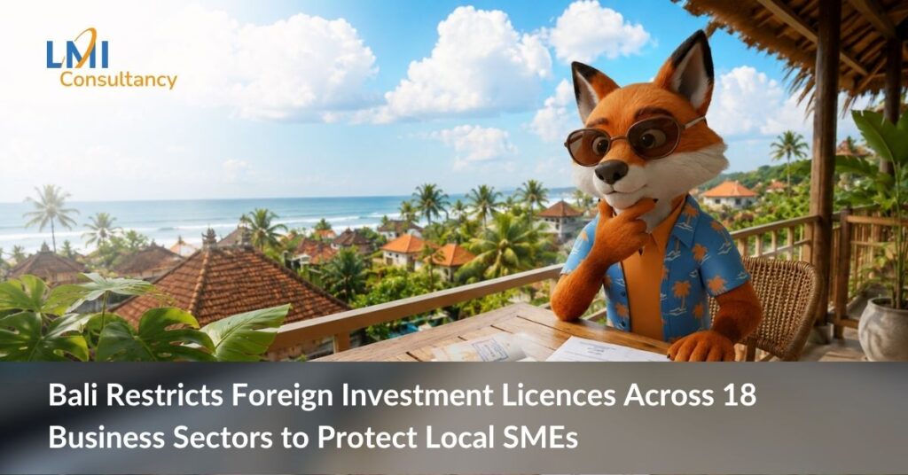 Bali Restricts Foreign Investment Licences Across 18 Business Sectors to Protect Local SMEs