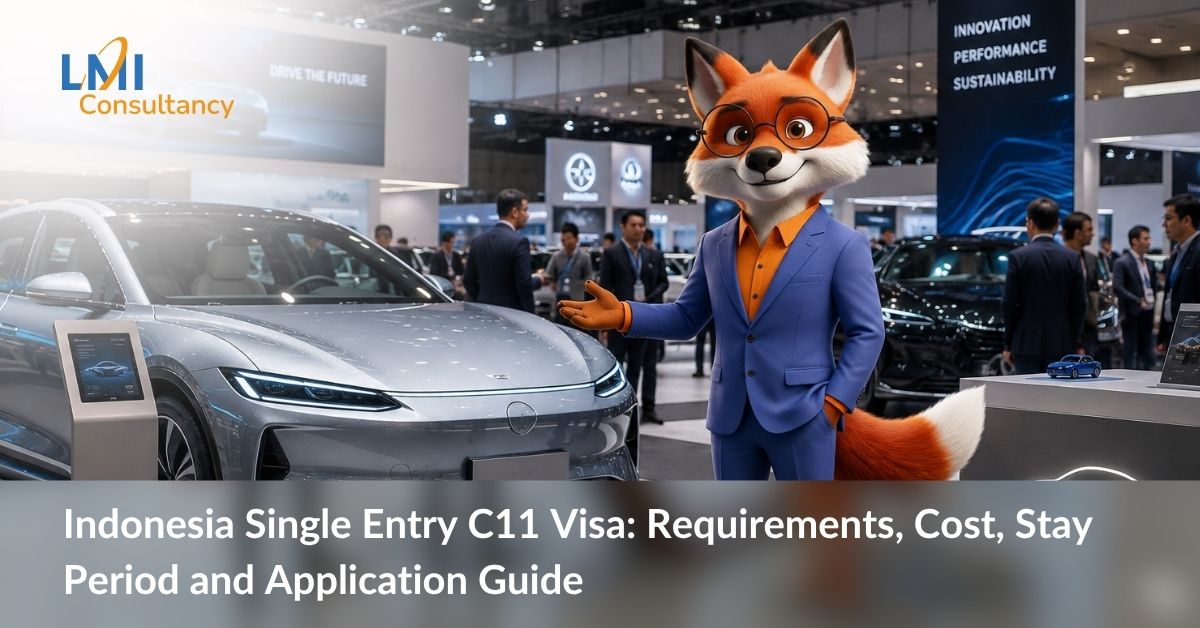 Indonesia Single Entry C11 Visa: Requirements, Cost, Stay Period and Application Guide